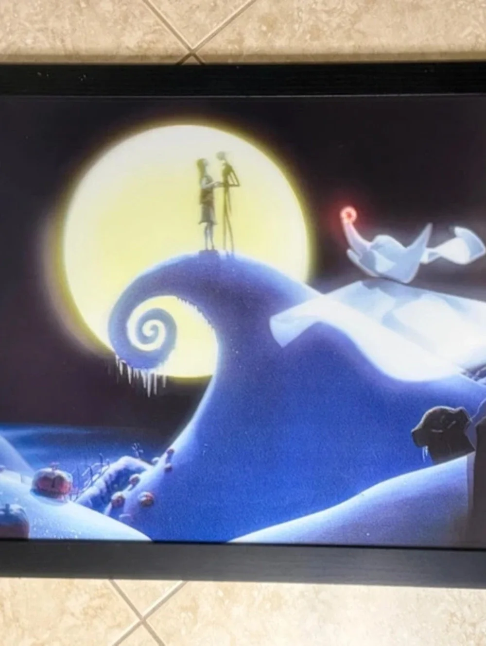 Disney Tim Burton’s The Nightmare Before Christmas 3D Framed Wall Decor